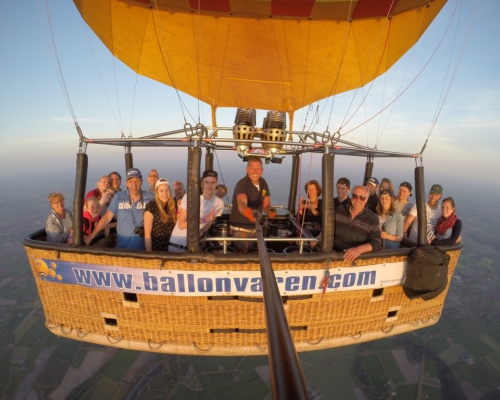 Ballonvaart vanaf Deventer naar Marle